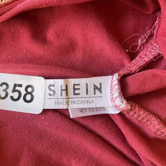 Shein Women’s Short Sleeve T-shirt size L, Red, The Drive Of Your Life - Picture 6 of 8